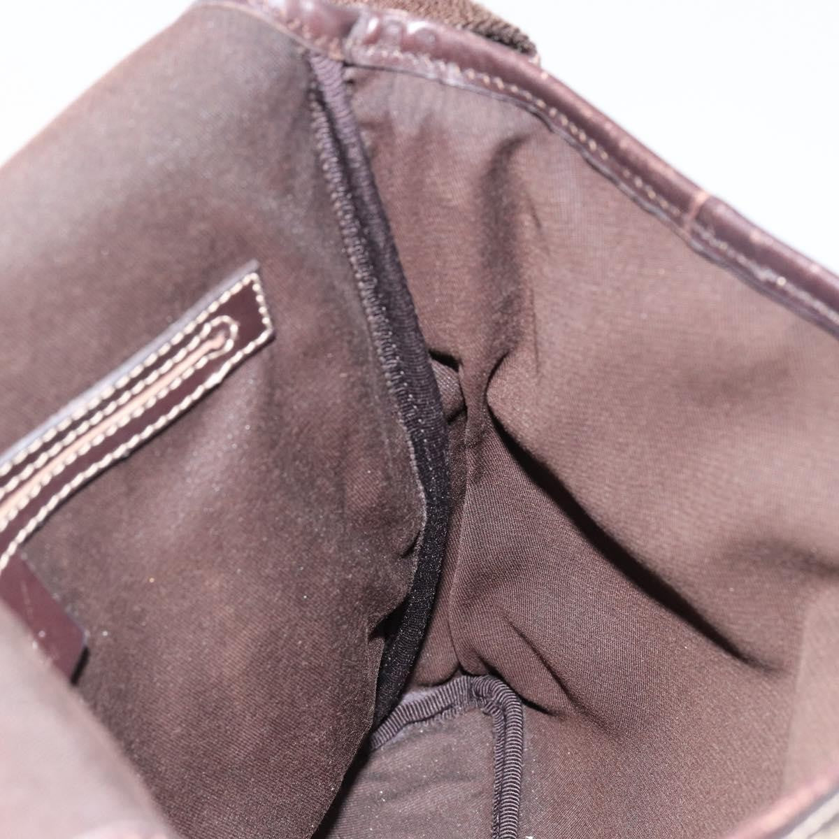 Gucci Flap Messenger Gg Coated Canvas Beige Pvc Shoulder Bag Bag (Pre-Owned)