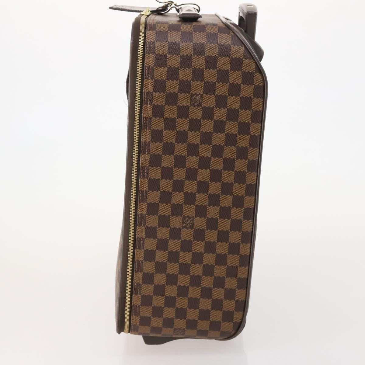 Louis Vuitton Pegase Business Luggage Damier Ebene Black Canvas Travel Bag Bag (Pre-Owned)