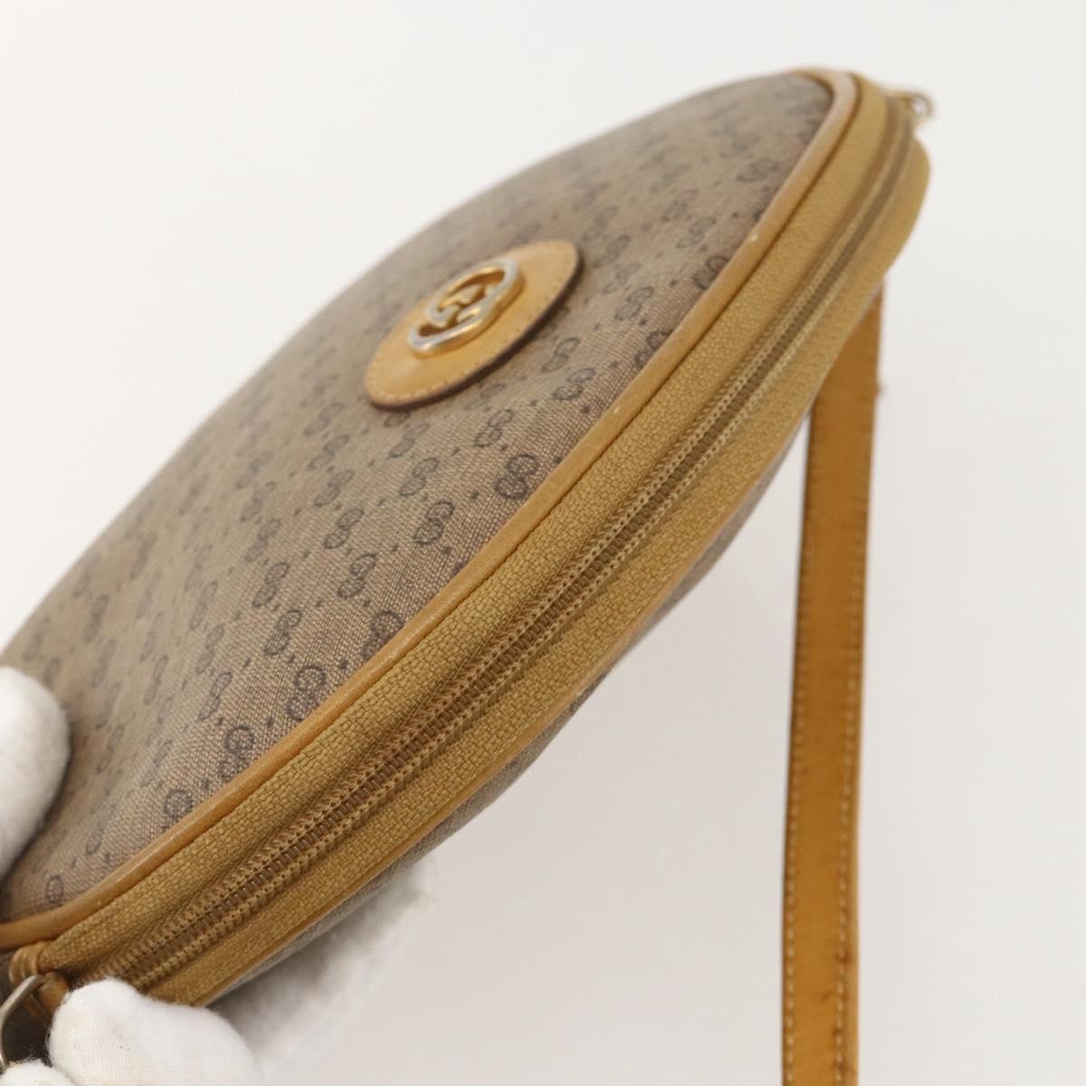 Gucci Micro Gg Supreme Gg Canvas Beige Pvc Shoulder Bag Bag (Pre-Owned)