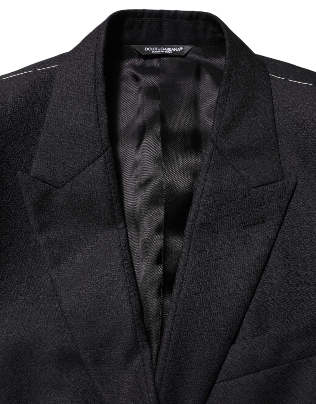 Dolce & Gabbana Black Wool 2 Buttons Suit Jacket Men Men's Blazer