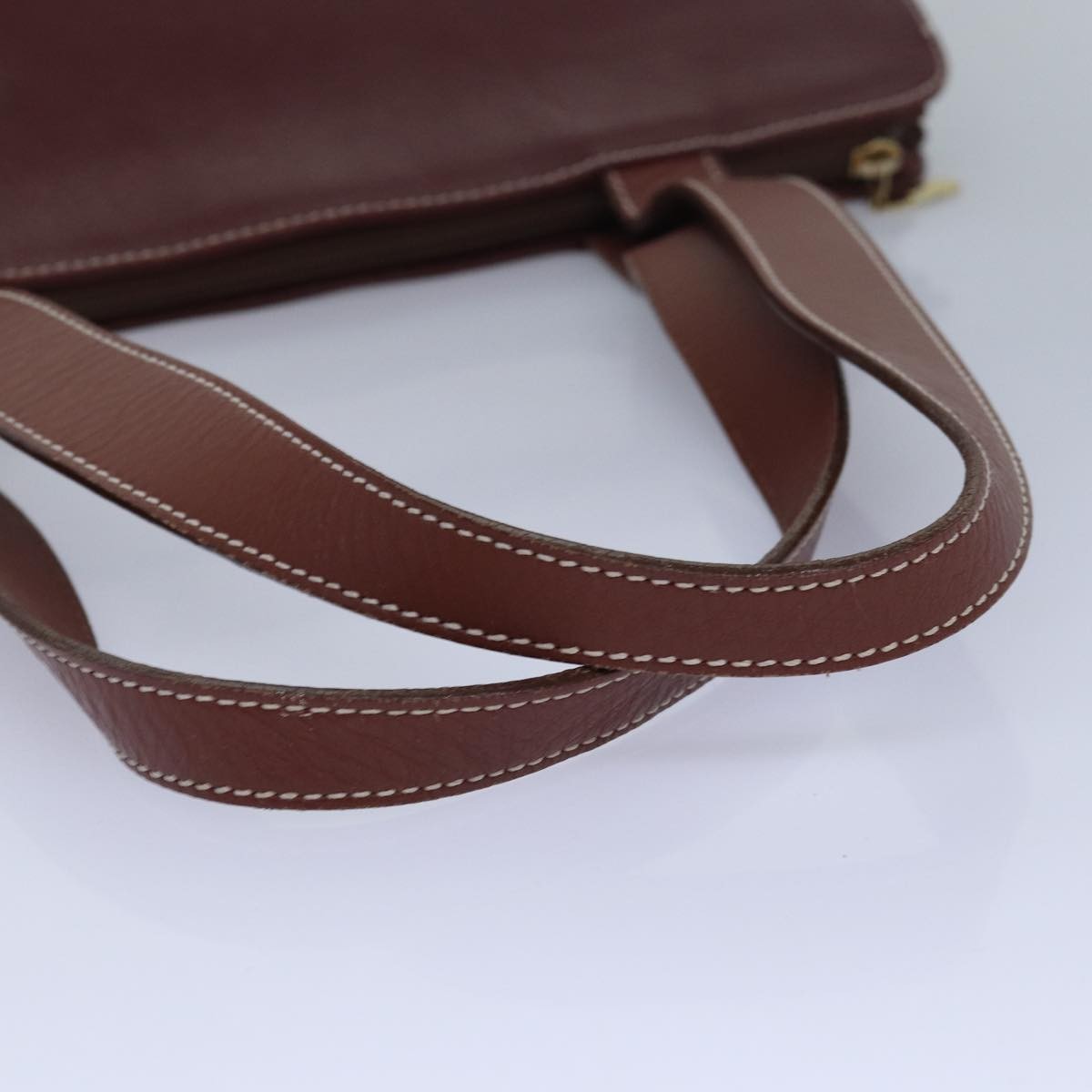 Burberry Vintage Leather Brown Leather Tote Bag Bag (Pre-Owned)