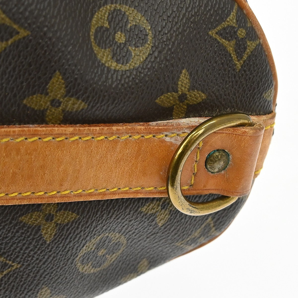 Louis Vuitton Keepall Bandoulière Monogram Brown Canvas Travel Bag Bag (Pre-Owned)