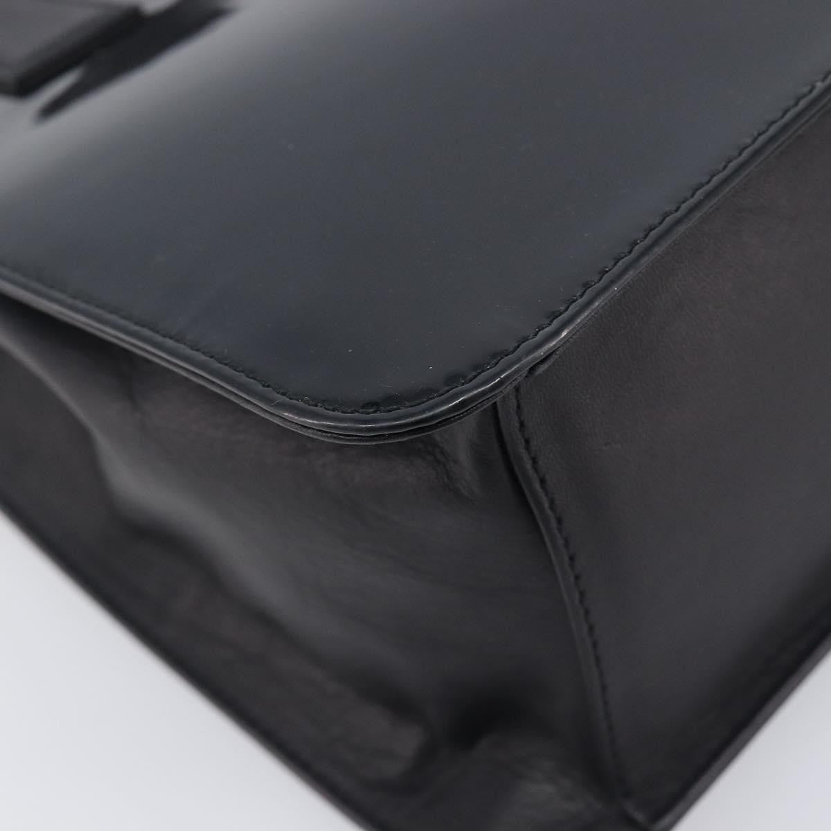 Givenchy Handbag Leather Black Leather Handbag (Pre-Owned)