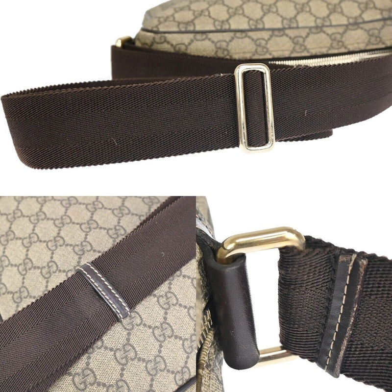 Gucci Gg Plus Beige Canvas Shoulder Bag (Pre-Owned)