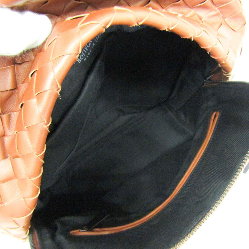 Bottega Veneta Intrecciato Brown Leather Backpack Bag (Pre-Owned)