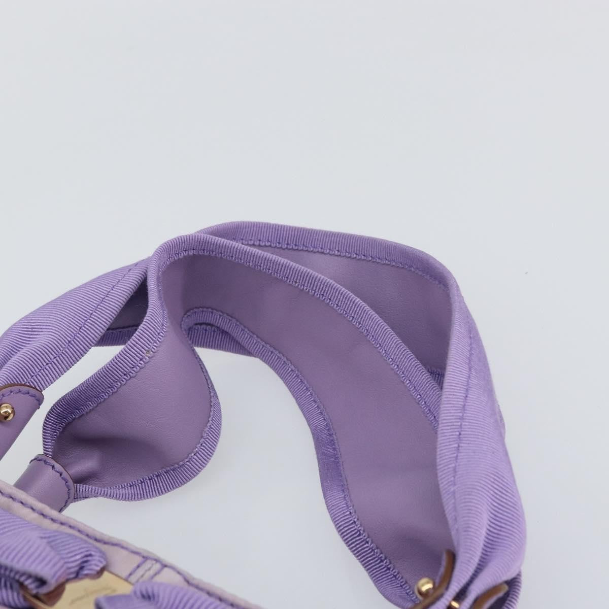 Salvatore Ferragamo Vala Tote Nylon Purple Nylon Tote Bag Bag (Pre-Owned)