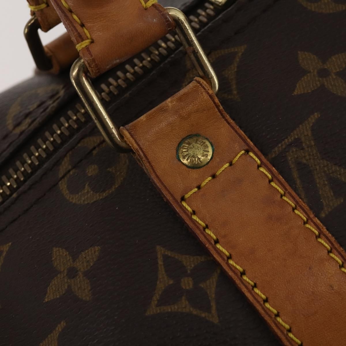 Louis Vuitton Keepall Monogram Canvas Brown Canvas Travel Bag Bag (Pre-Owned)