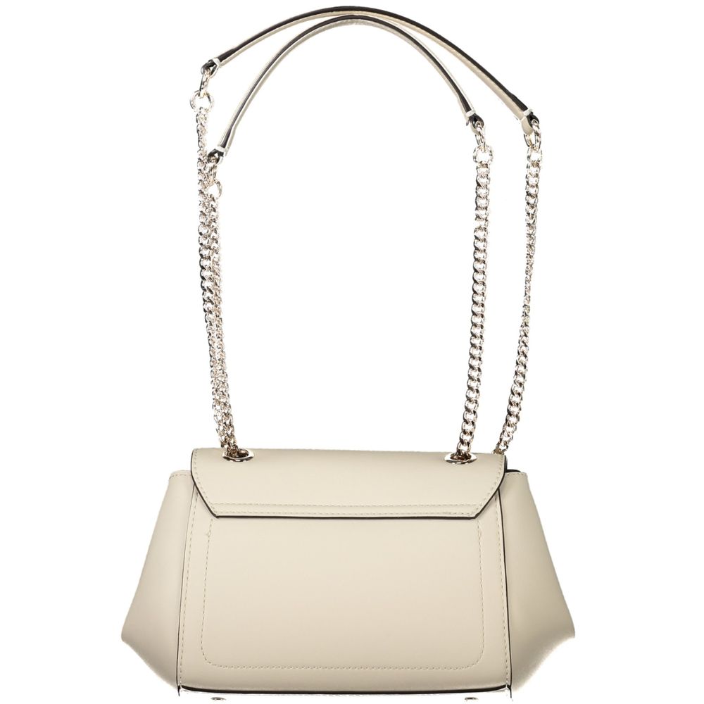 Guess Jeans Bianco Poliuretano Woman Women's Handbag