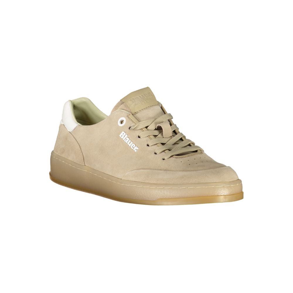 Blauer Beige Leather Men's Men's Sneaker