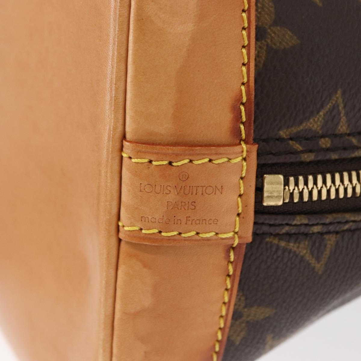 Louis Vuitton Alma Monogram Canvas Brown Canvas Handbag (Pre-Owned)