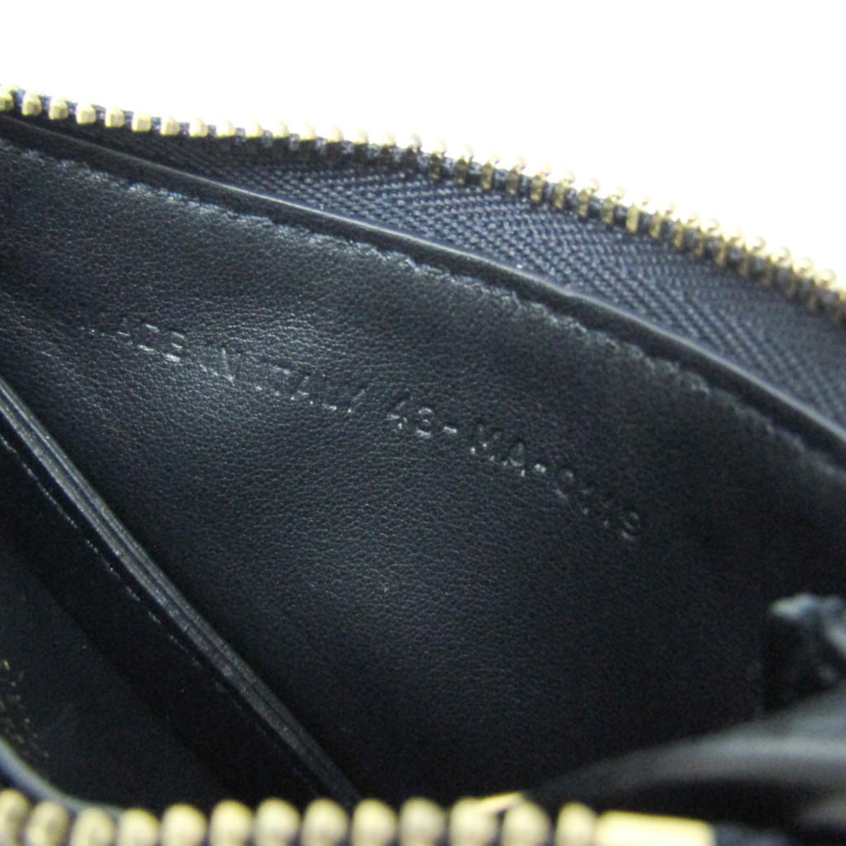 Christian Dior Vintage Saddle Zip Coin Purse Diorissimo Canvas Navy Canvas Clutche & Pouche Bag (Pre-Owned)