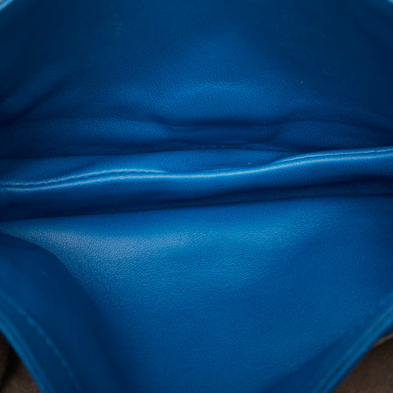 Bottega Veneta -- Blue Leather Shoulder Bag (Pre-Owned)