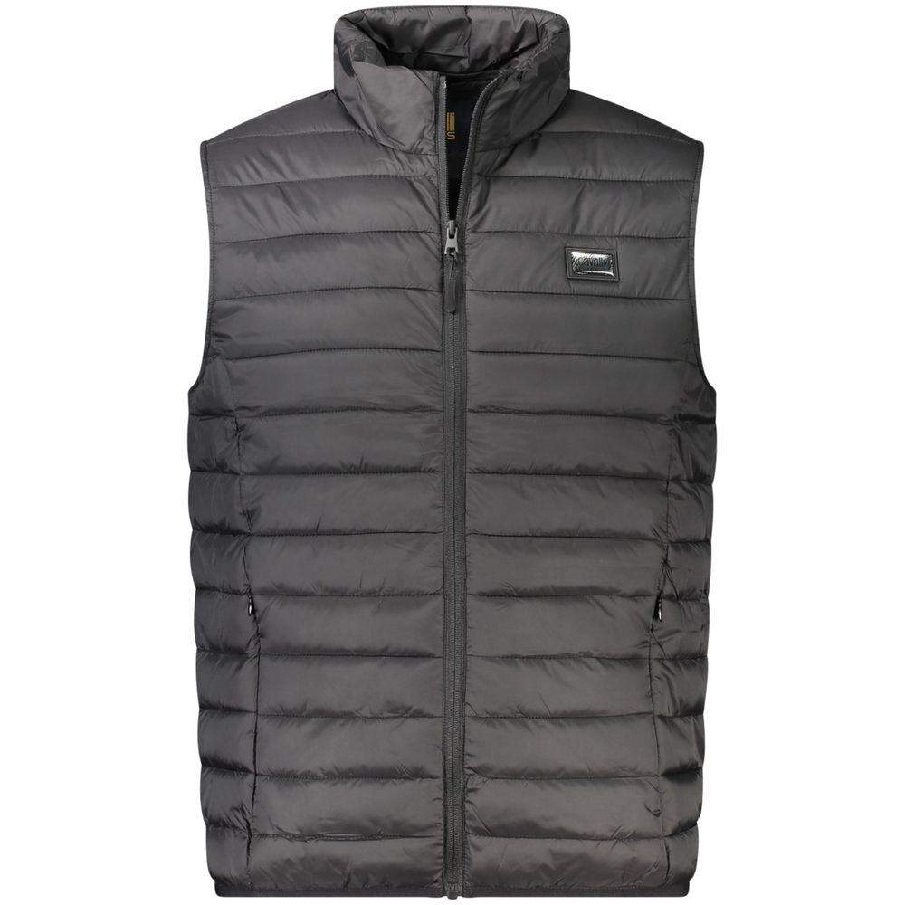 Cavalli Class Nero Polyester Men Men's Jacket