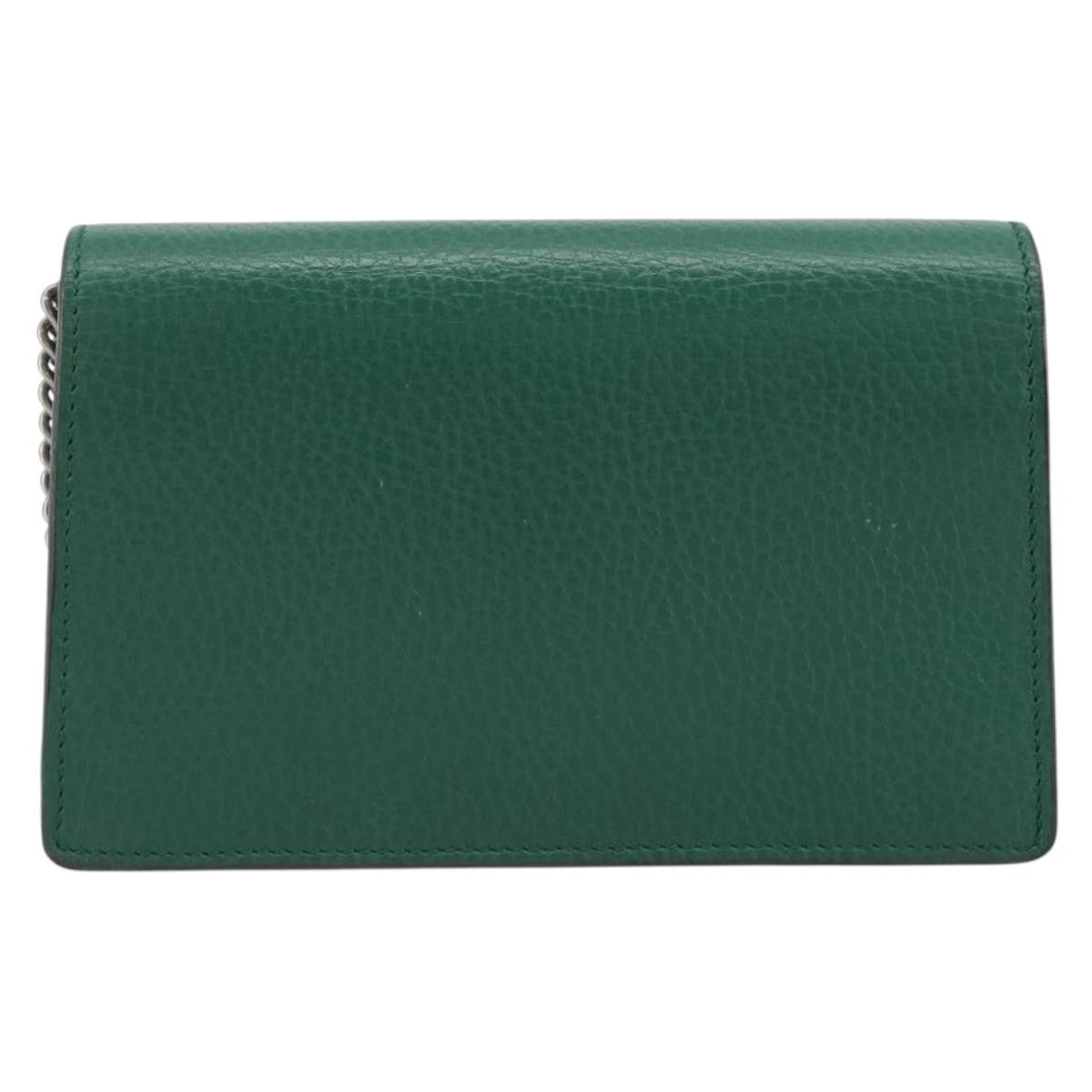 Gucci Dionysus Leather Green Leather Shoulder Bag Bag (Pre-Owned)