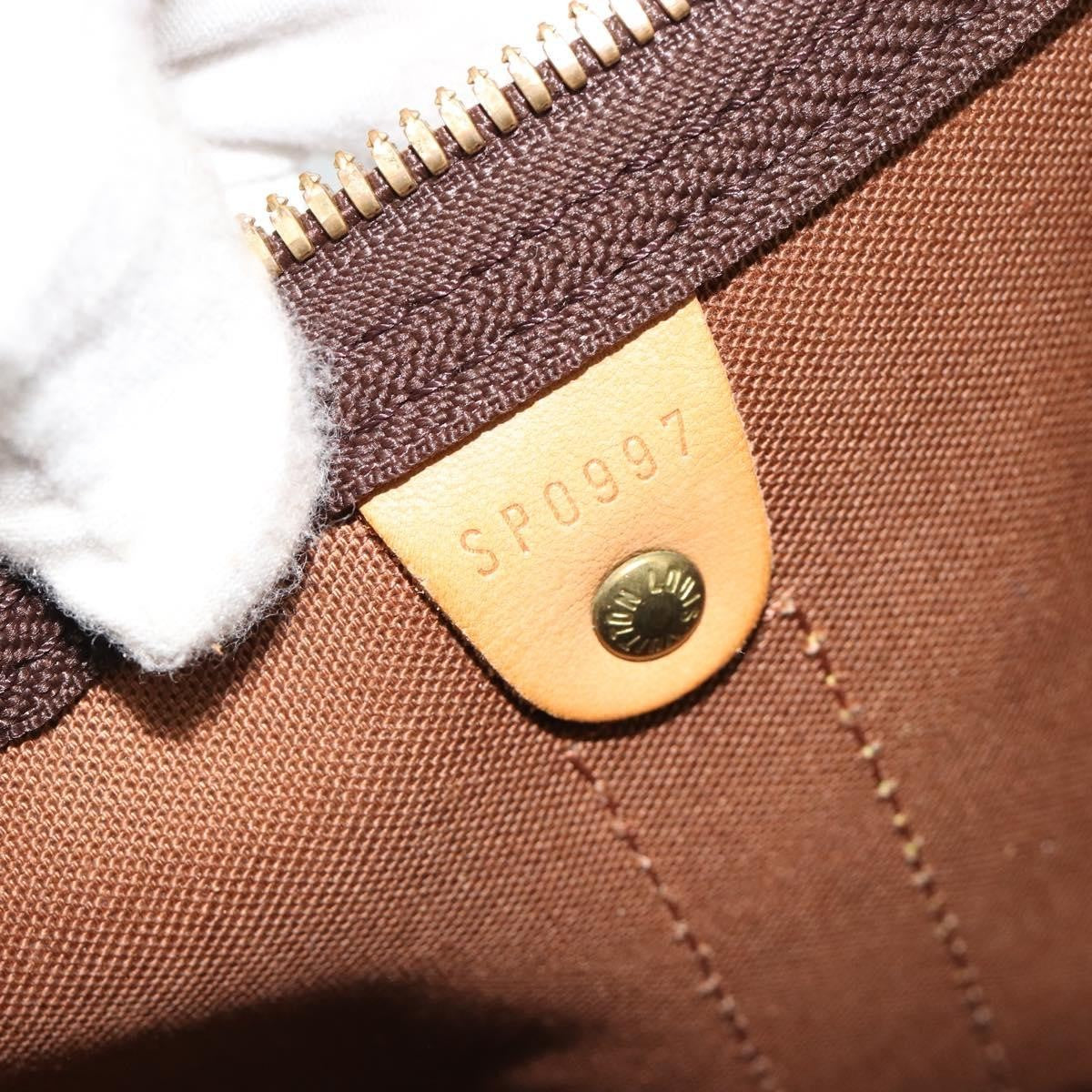 Louis Vuitton Keepall Monogram Canvas Brown Canvas Travel Bag Bag (Pre-Owned)