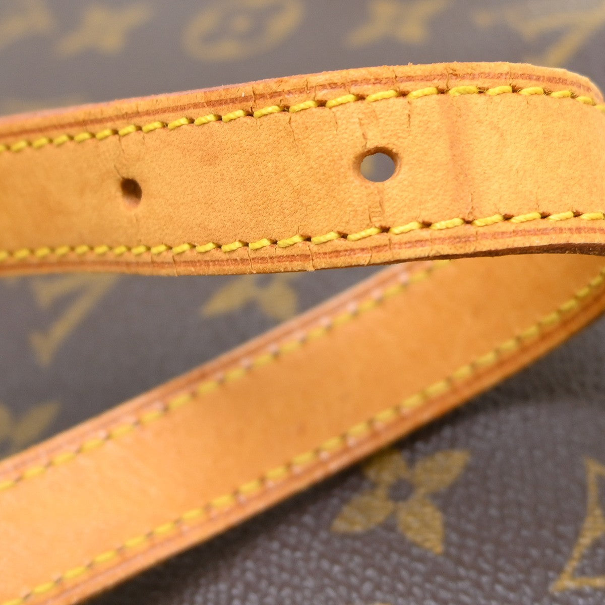 Louis Vuitton Musette Tango Monogram Canvas Brown Canvas Shoulder Bag Bag (Pre-Owned)