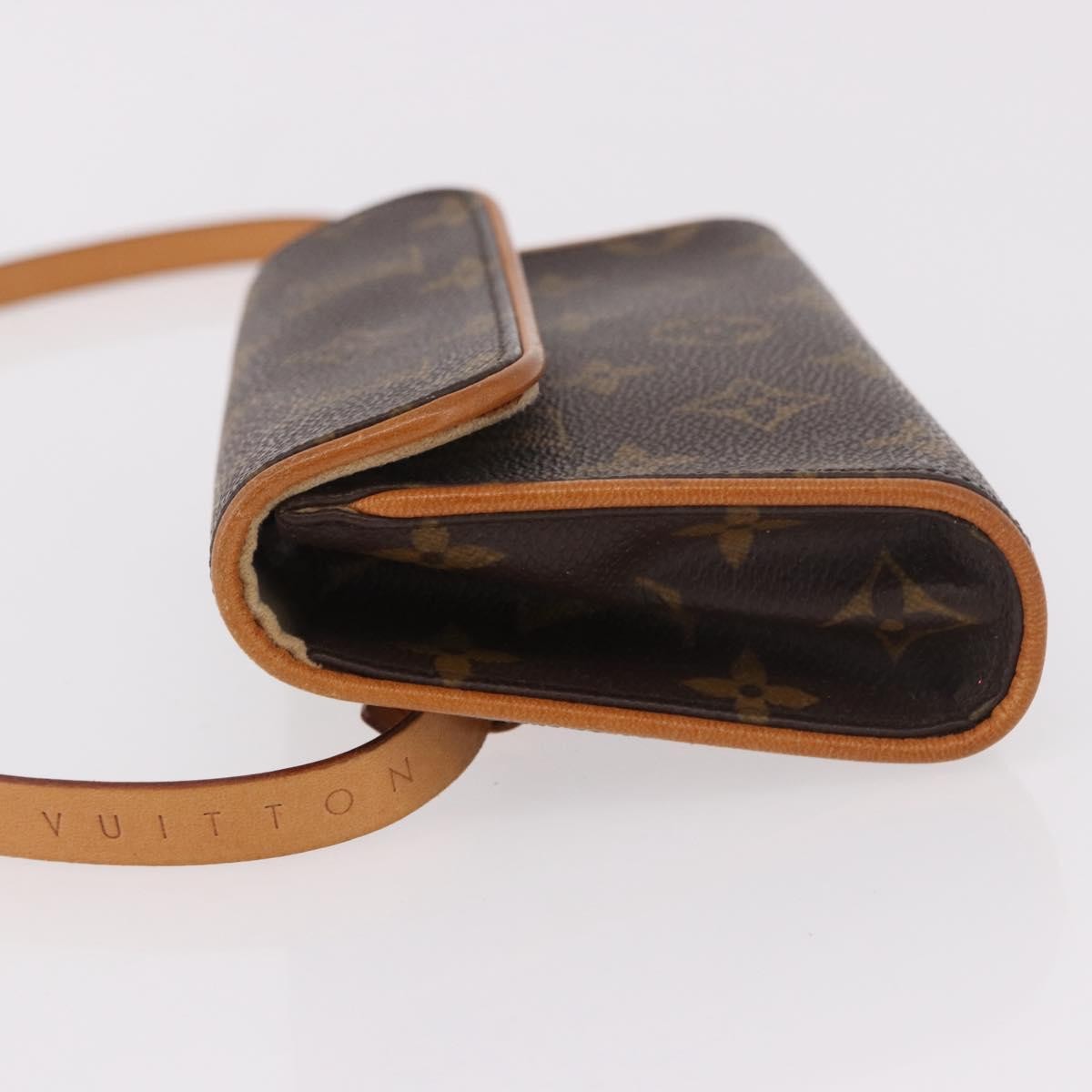 Louis Vuitton Florentine Waist Monogram Canvas Brown Canvas Clutche & Pouche Bag (Pre-Owned)