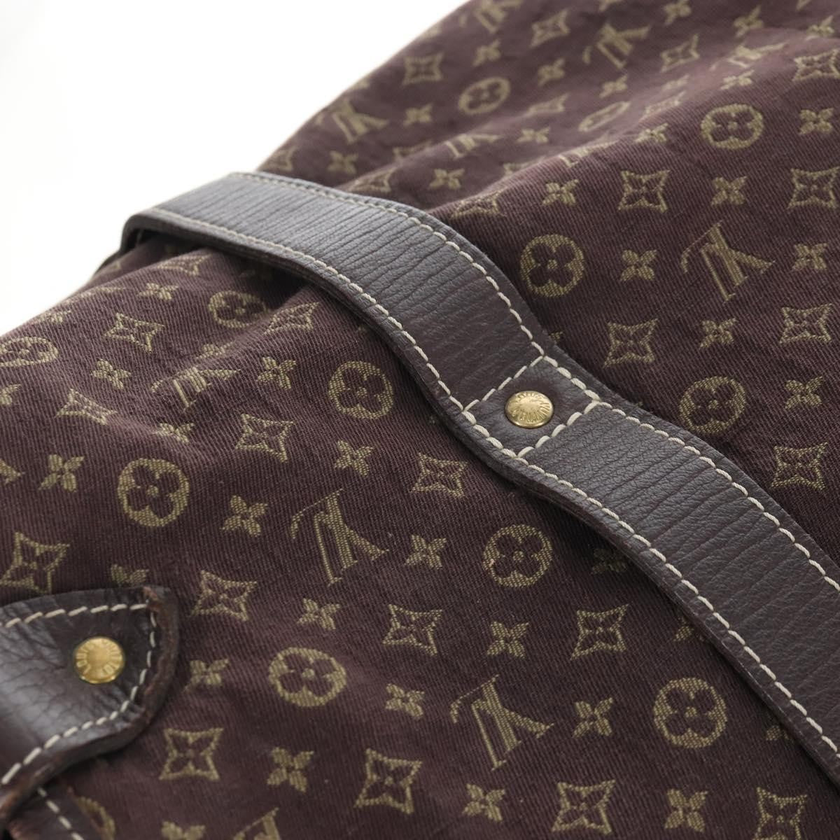 Louis Vuitton Saumur Mini Lin Brown Canvas Shoulder Bag Bag (Pre-Owned)