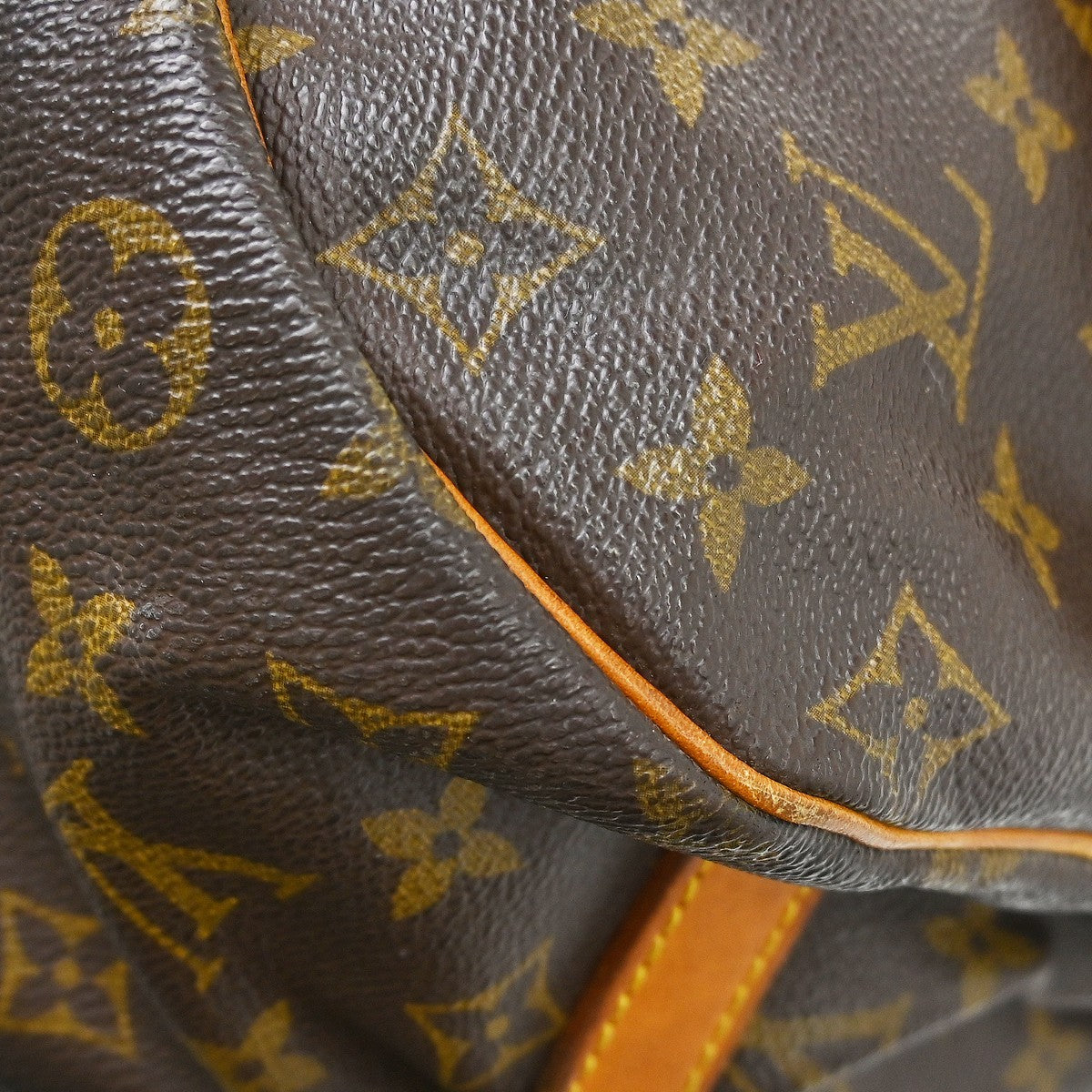 Louis Vuitton Saumur Monogram Canvas Brown Canvas Shoulder Bag Bag (Pre-Owned)