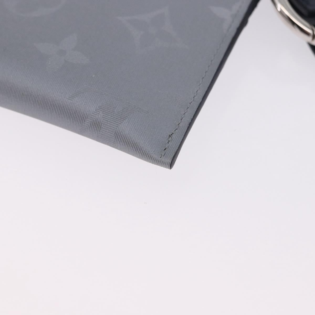 Louis Vuitton Alpha Pouch Limited Edition Monogram Satellite Canvas Silver Canvas Clutche & Pouche Bag (Pre-Owned)