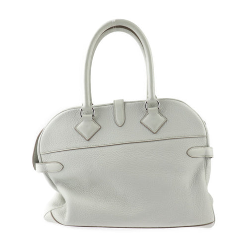 Hermès Atlas White Leather Handbag (Pre-Owned)