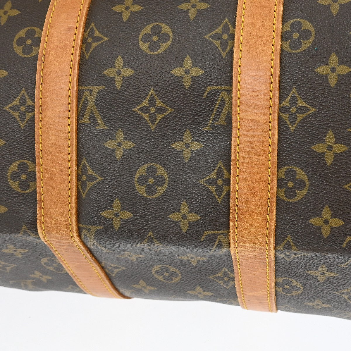 Louis Vuitton Keepall Monogram Brown Canvas Travel Bag Bag (Pre-Owned)