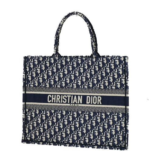 Dior Dior Book Black Canvas Handbag (Pre-Owned)