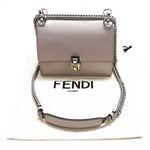 Fendi Kan I Pink Leather Shopper Bag (Pre-Owned)