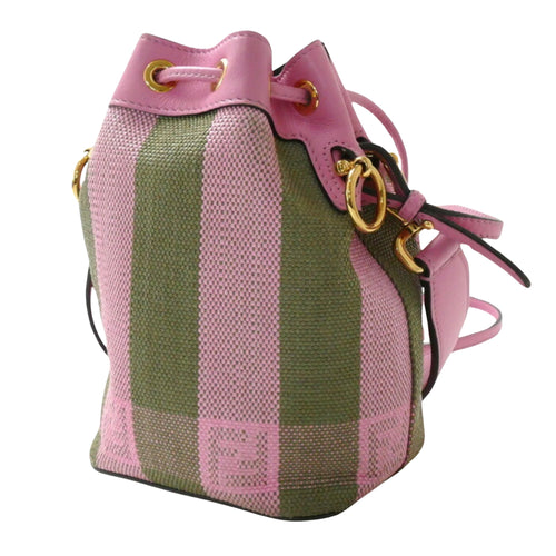 Fendi Mon Trésor Pink Canvas Shopper Bag (Pre-Owned)