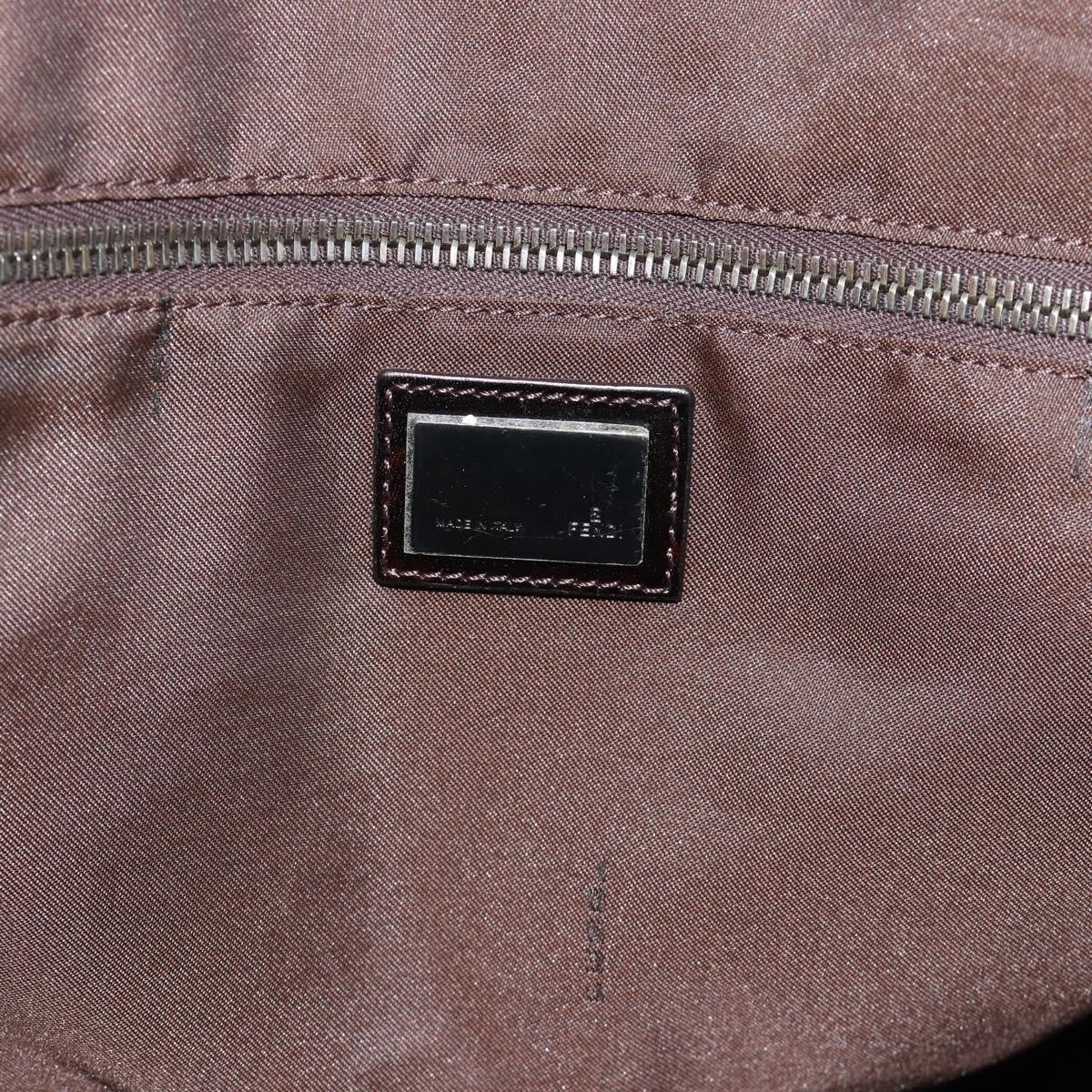 Fendi Vintage Zip Tote Zucca Canvas Khaki Canvas Tote Bag Bag (Pre-Owned)