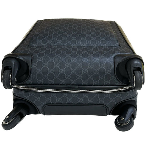Gucci -- Black Canvas Travel Bag (Pre-Owned)