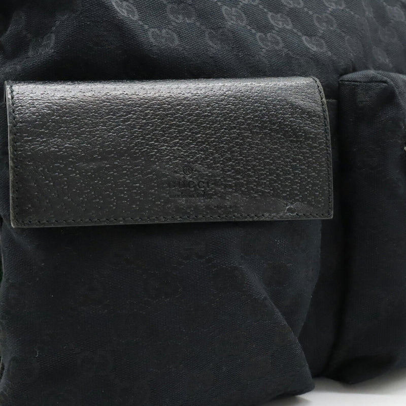 Gucci Messenger Grey Canvas Shopper Bag (Pre-Owned)