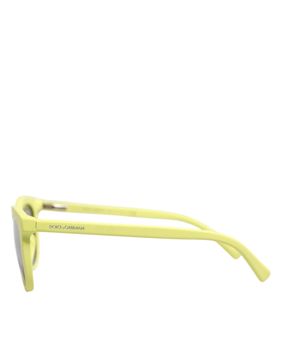Dolce & Gabbana DG4324 Yellow Framed Mirrored Lenses Eyewear Women's Sunglasses (Pre-Owned)