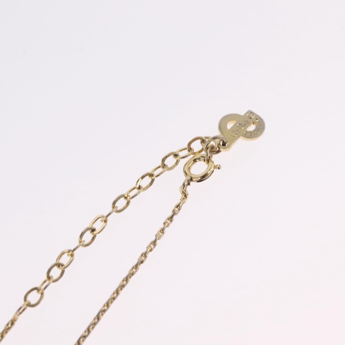 Christian Dior Cd Pendant Metal Gold Metal Necklace Jewelry (Pre-Owned)
