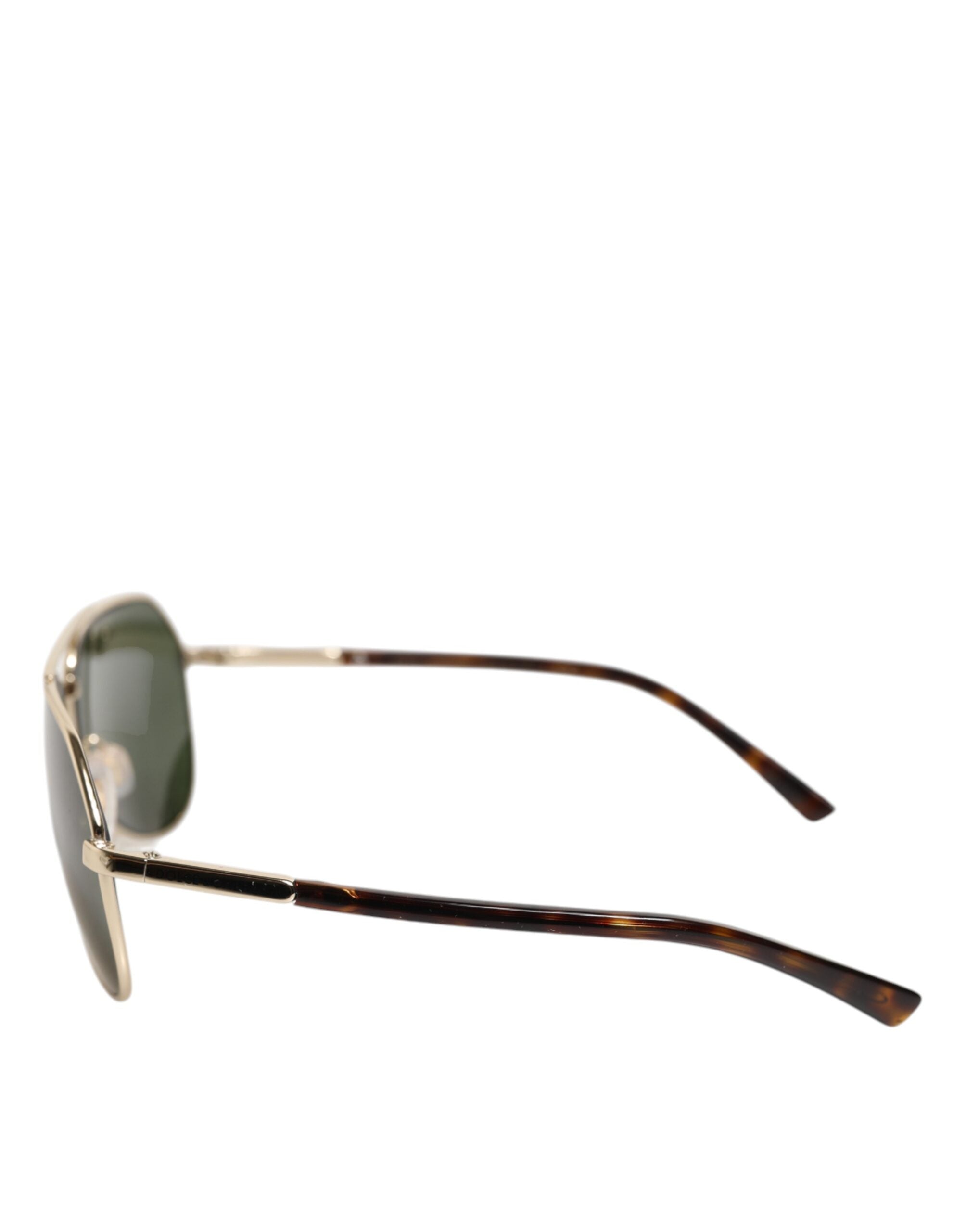 Dolce & Gabbana DG2125 Silver Frame Aviator Shades Eyewear Sunglasses Women's Children