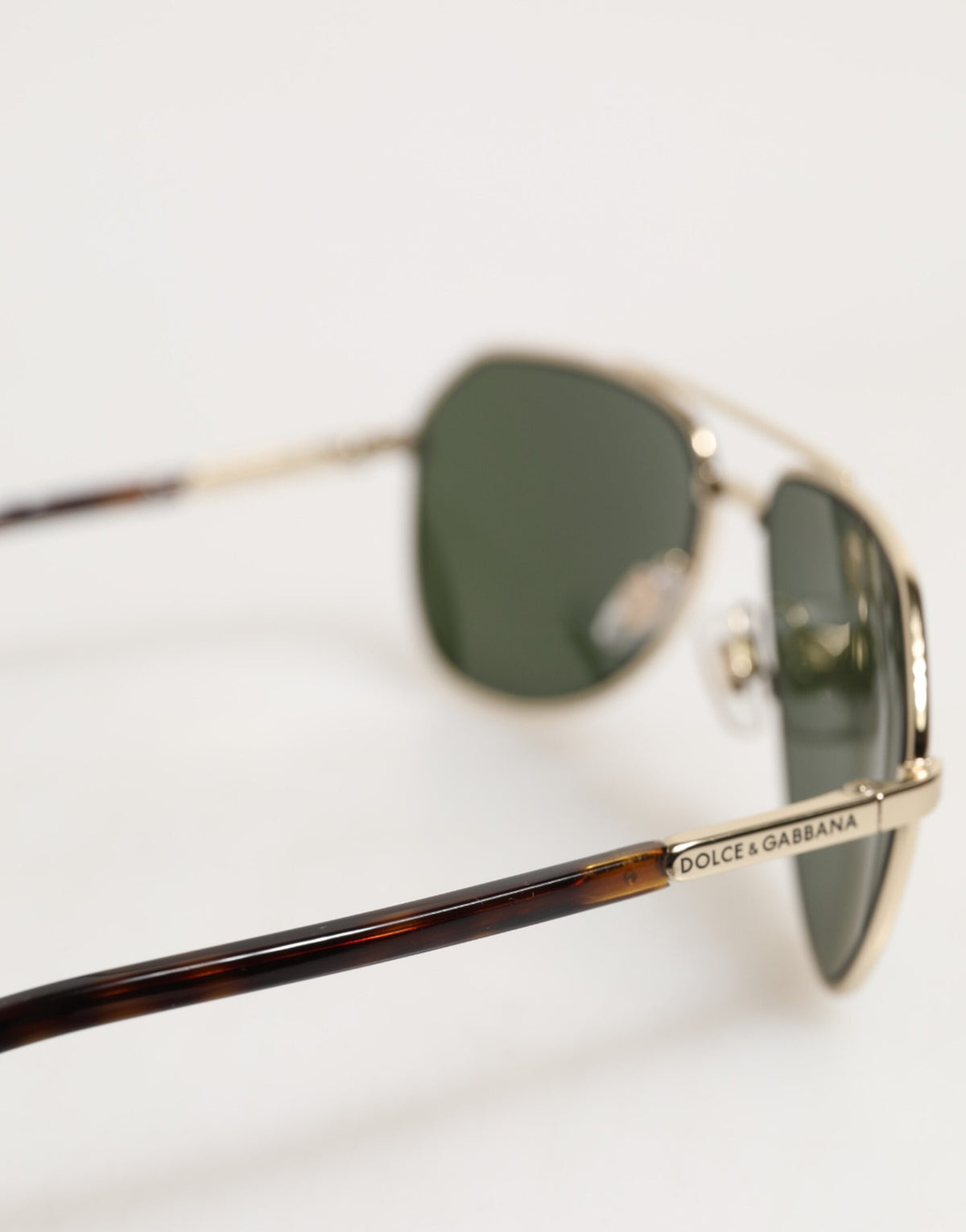 Dolce & Gabbana DG2125 Silver Frame Aviator Shades Eyewear Sunglasses Women's Children