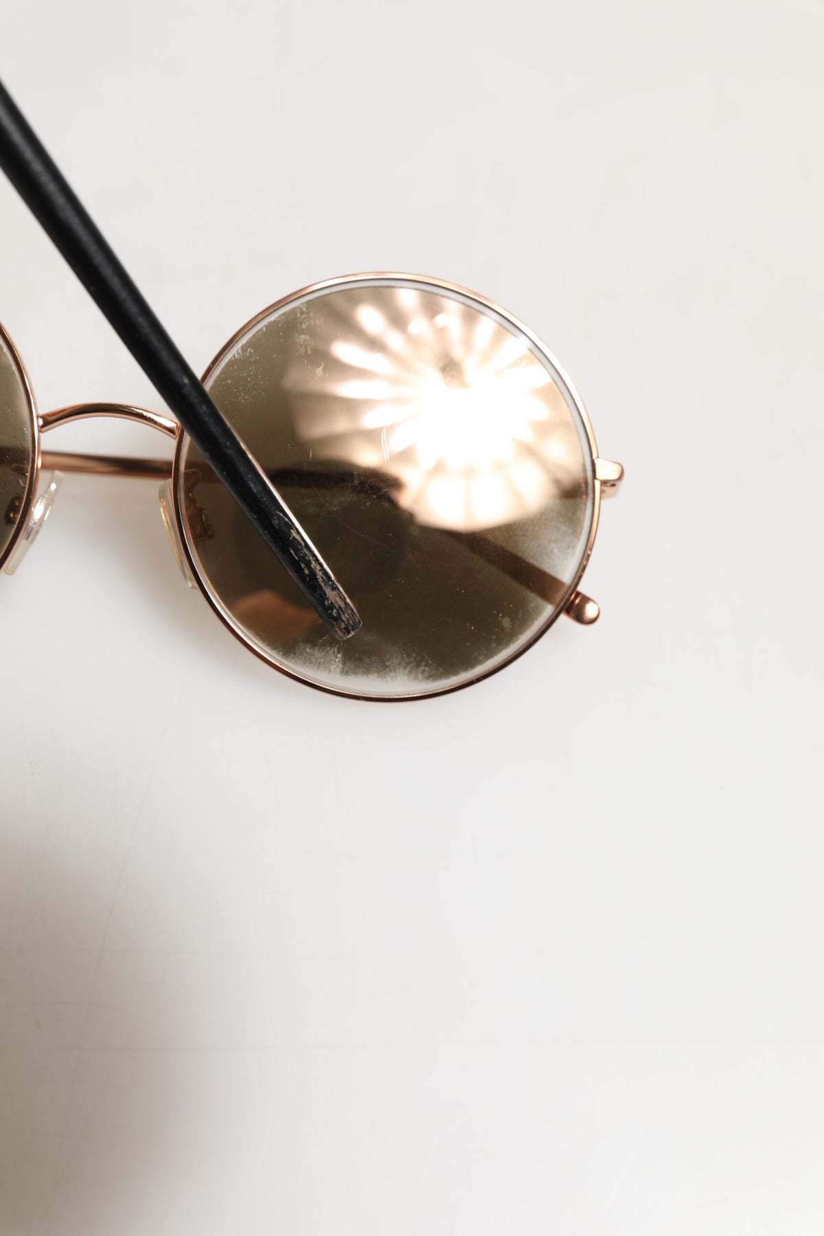 Dolce & Gabbana DG2215K Gold Metal Round Shades Eyewear Women's Sunglasses (Pre-Owned)