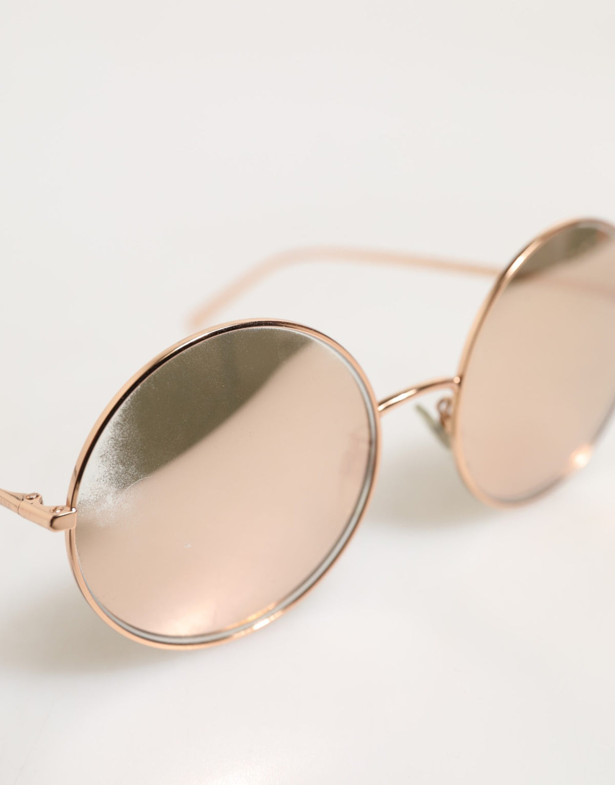 Dolce & Gabbana DG2215K Gold Metal Round Shades Eyewear Women's Sunglasses (Pre-Owned)
