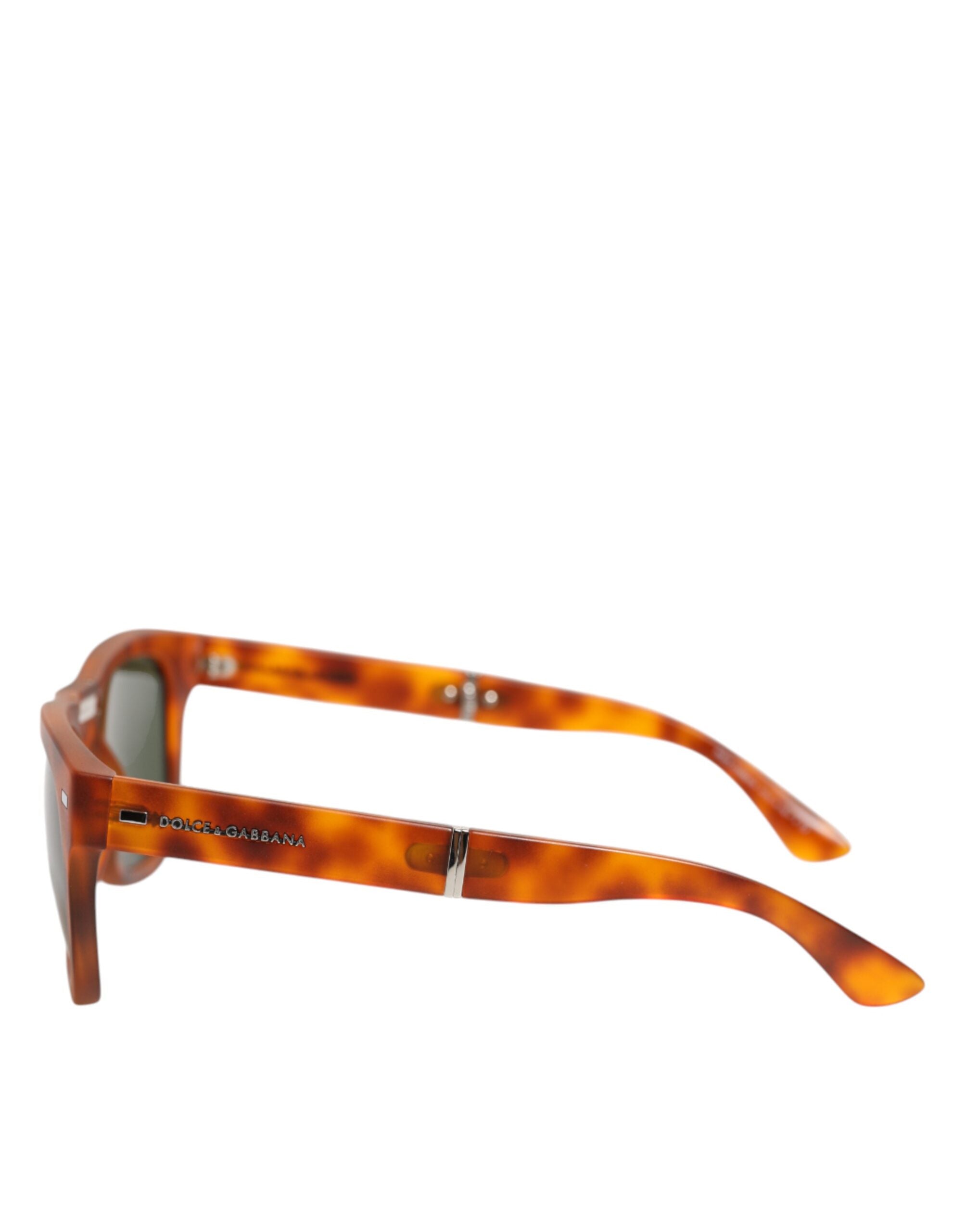 Dolce & Gabbana DG6089 Havana Full Rim Round Lenses Foldable Women's Sunglasses