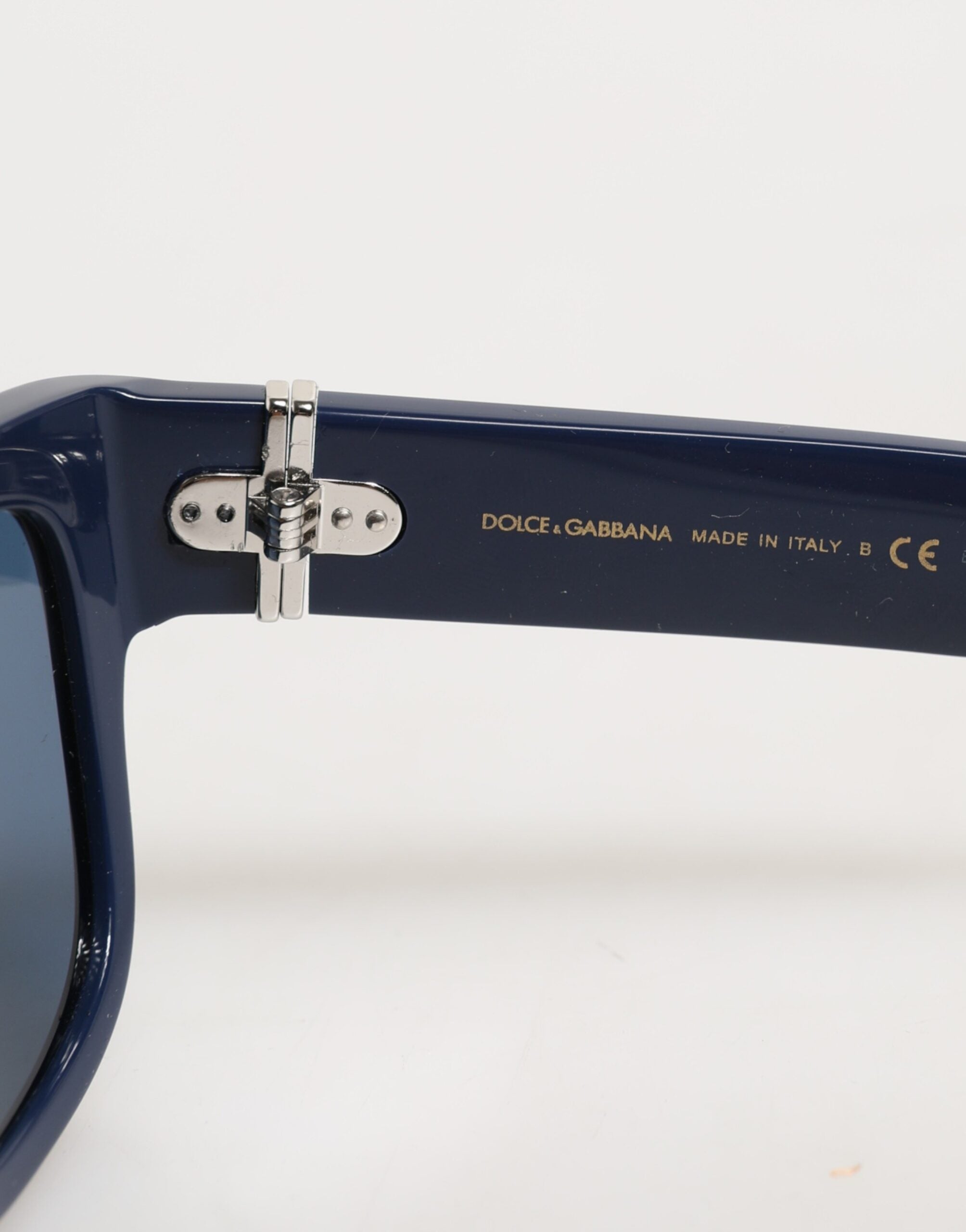 Dolce & Gabbana Blue Acetate Frame Polarized Lenses Women's Sunglasses (Pre-Owned)