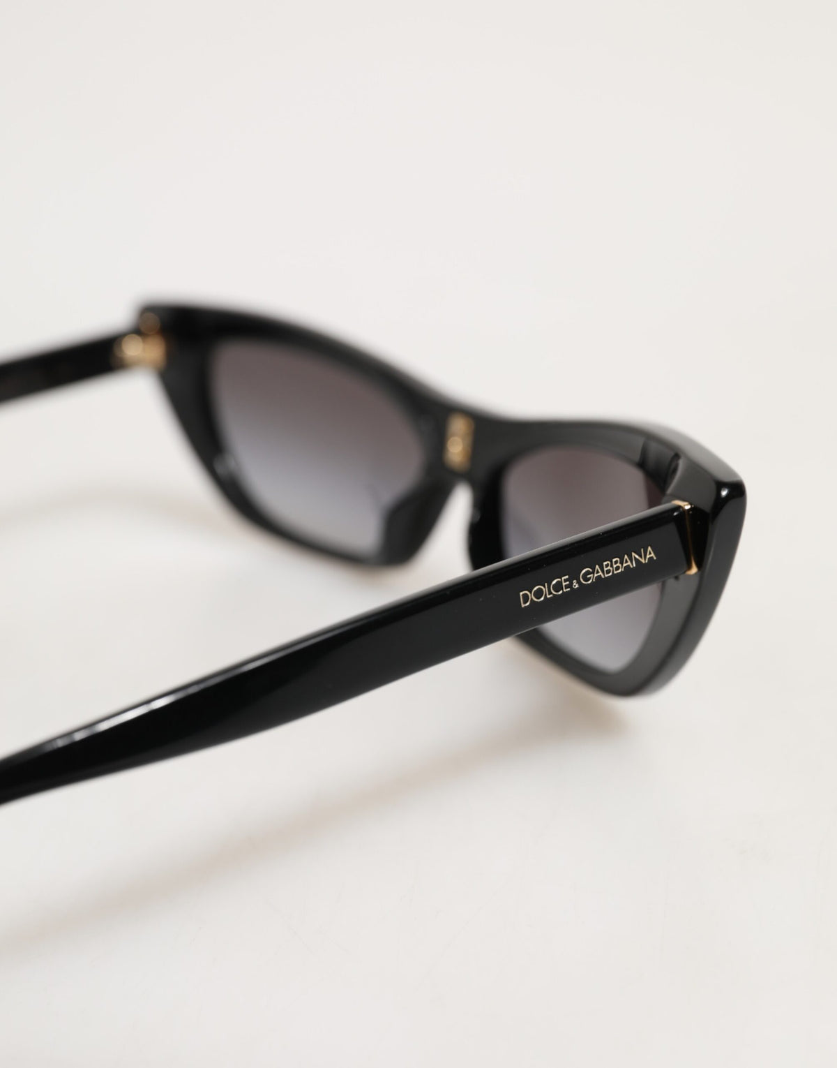 Dolce & Gabbana Black Re-Edition DNA Cat-Eye Frame Women's Sunglasses (Pre-Owned)