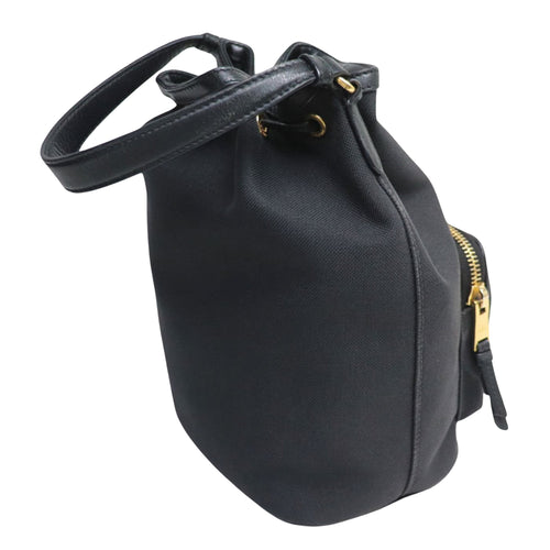 Prada Bucket Bag Black Synthetic Handbag (Pre-Owned)