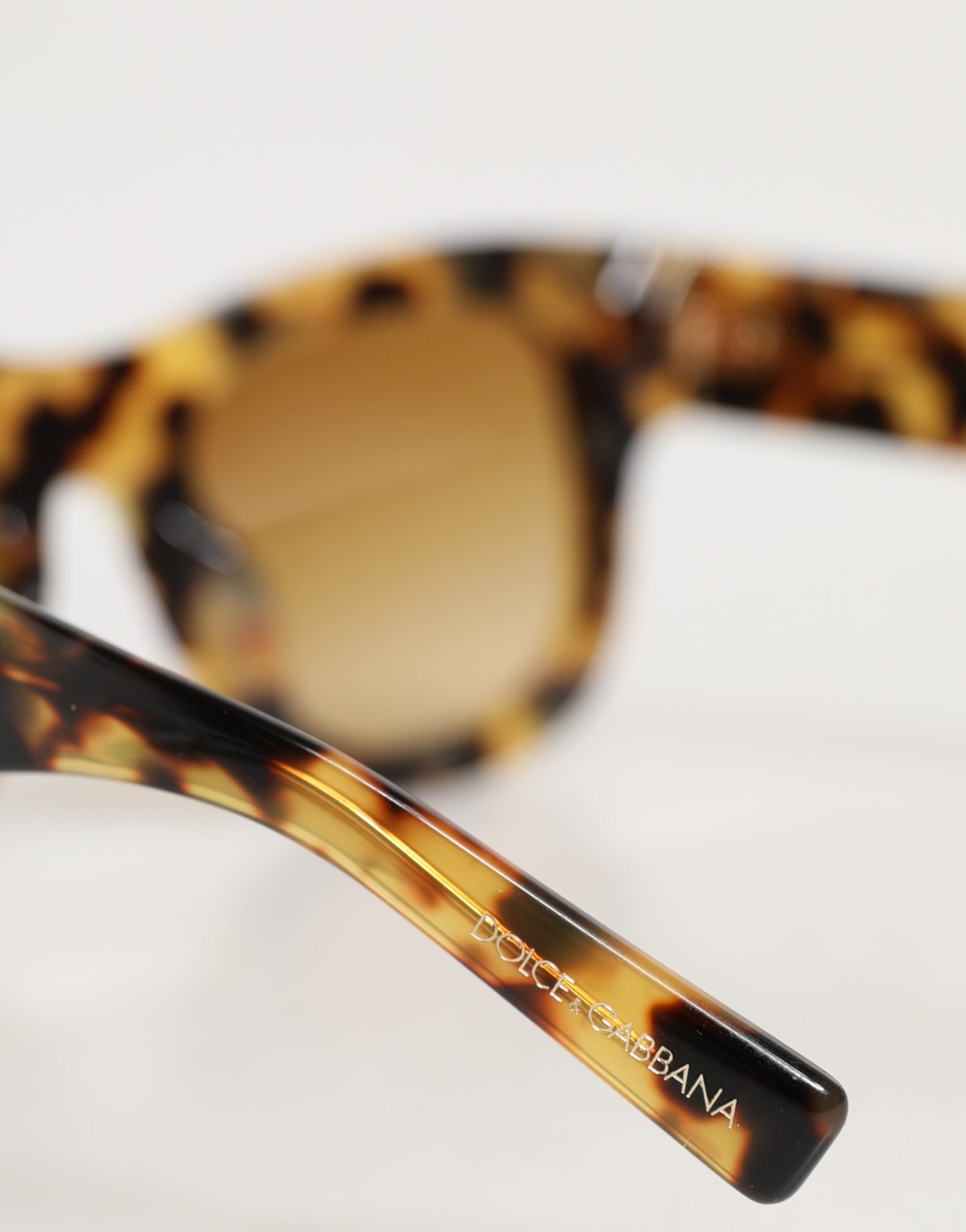 Dolce & Gabbana DG4379F White Tortoiseshell Gradient Acetate Shades  Sunglasses