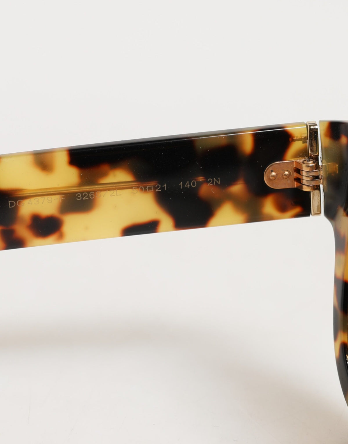Dolce & Gabbana DG4379F White Tortoiseshell Gradient Acetate Shades  Sunglasses