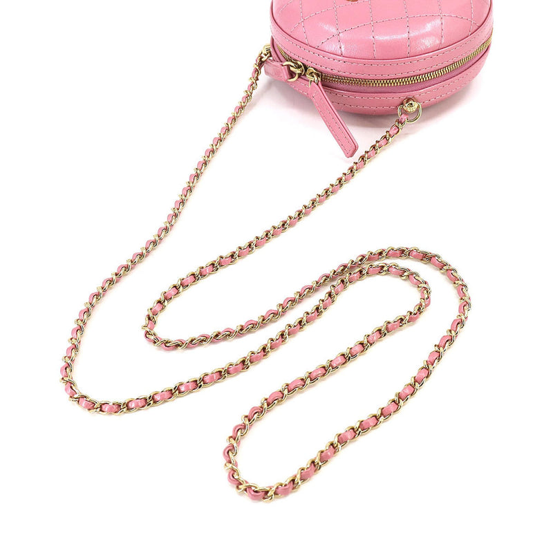 Chanel Matelassé Pink Leather Shopper Bag (Pre-Owned)