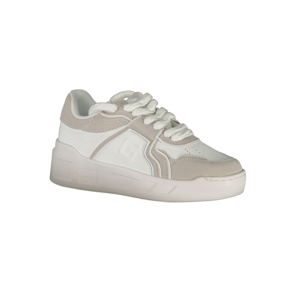 Gaelle Paris Bianco Polyurethane Women Women's Sneaker