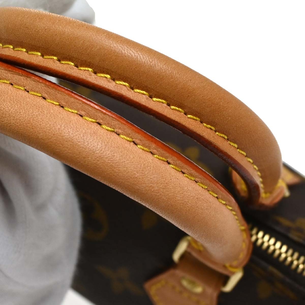 Louis Vuitton Speedy Mini Hl Monogram Canvas Brown Canvas Handbag (Pre-Owned)