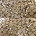 Gucci Sukey Beige Canvas Handbag (Pre-Owned)