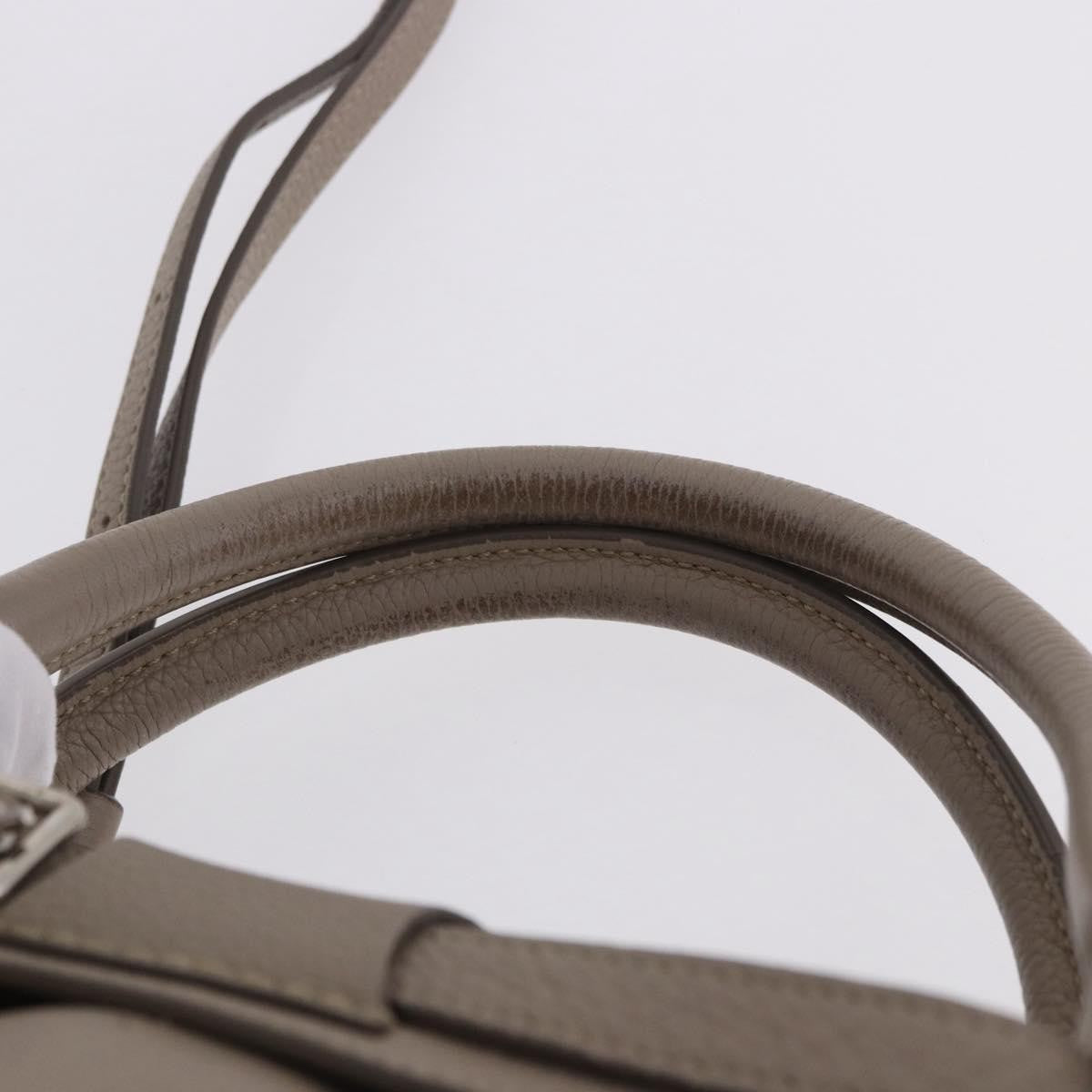 Celine Big Grained Calfskin Beige Leather Handbag (Pre-Owned)