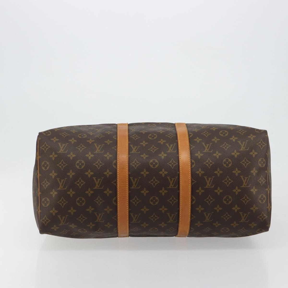 Louis Vuitton Keepall Monogram Canvas Brown Canvas Travel Bag Bag (Pre-Owned)